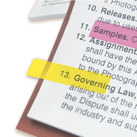 Segnapagina removibili Post-it® Index Mini full color con dispenser fluo assortiti  conf. da 100 - 683-HF5EU